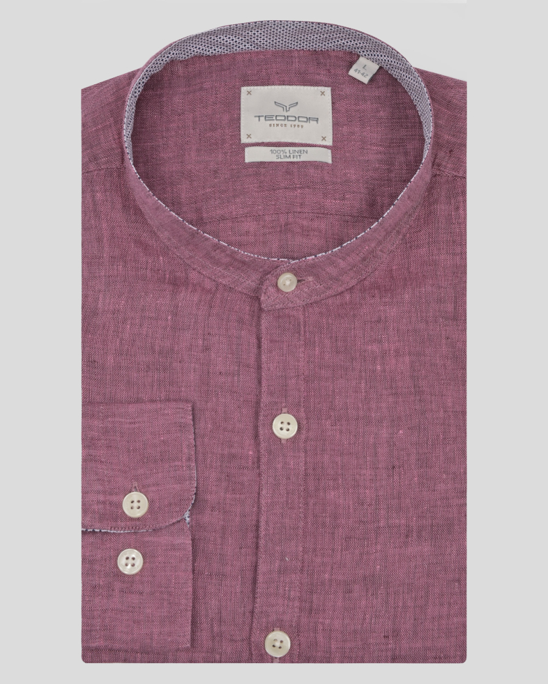 SHIRT SLIM FIT LINEN 240135045000-4 01