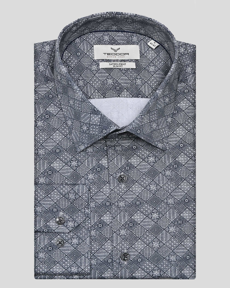 SHIRT SLIM FIT COTTON 250135045073-5 01