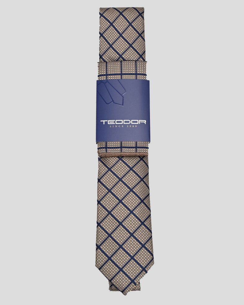 TIE AND POCKET SQUARE TECHNICAL TEXTILE 250150133714-4 01