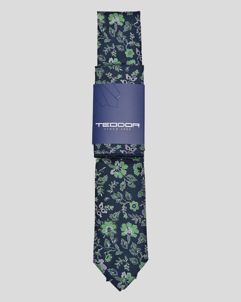 TIE AND POCKET SQUARE TECHNICAL TEXTILE 250150133714-6 01