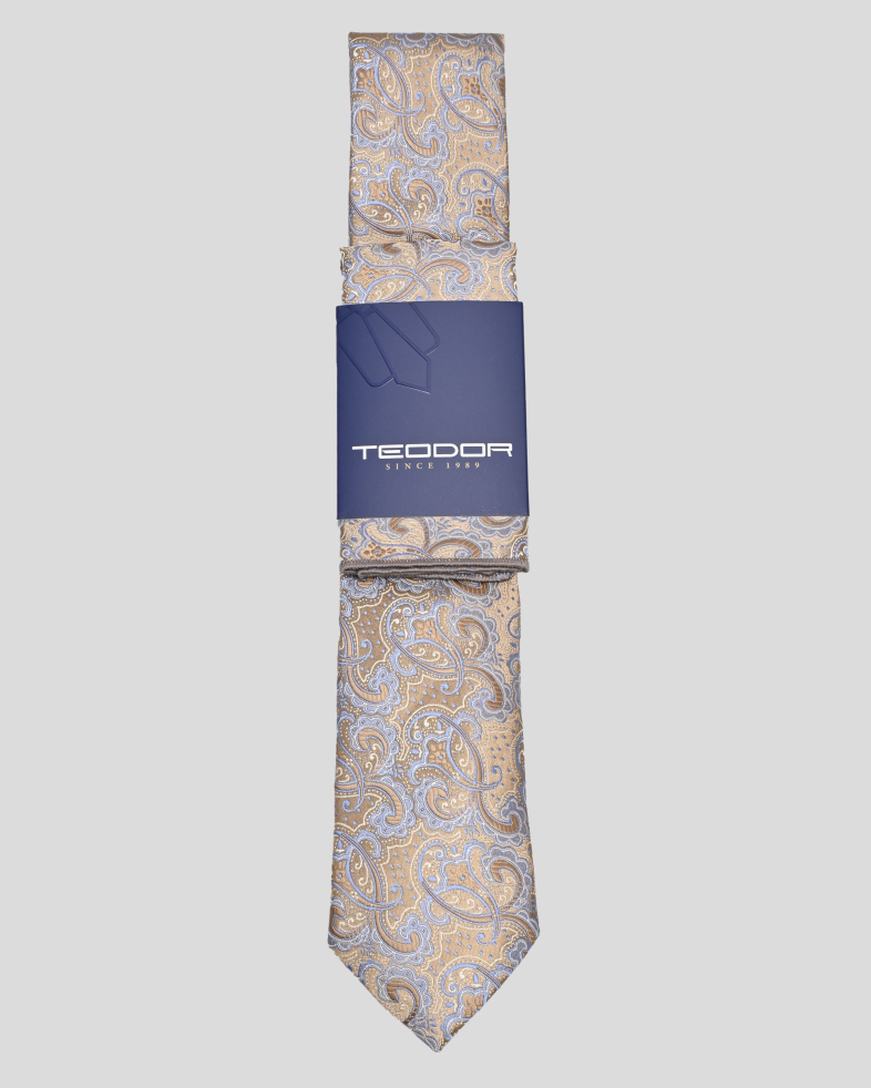 TIE AND POCKET SQUARE TECHNICAL TEXTILE 250150133714-22 01