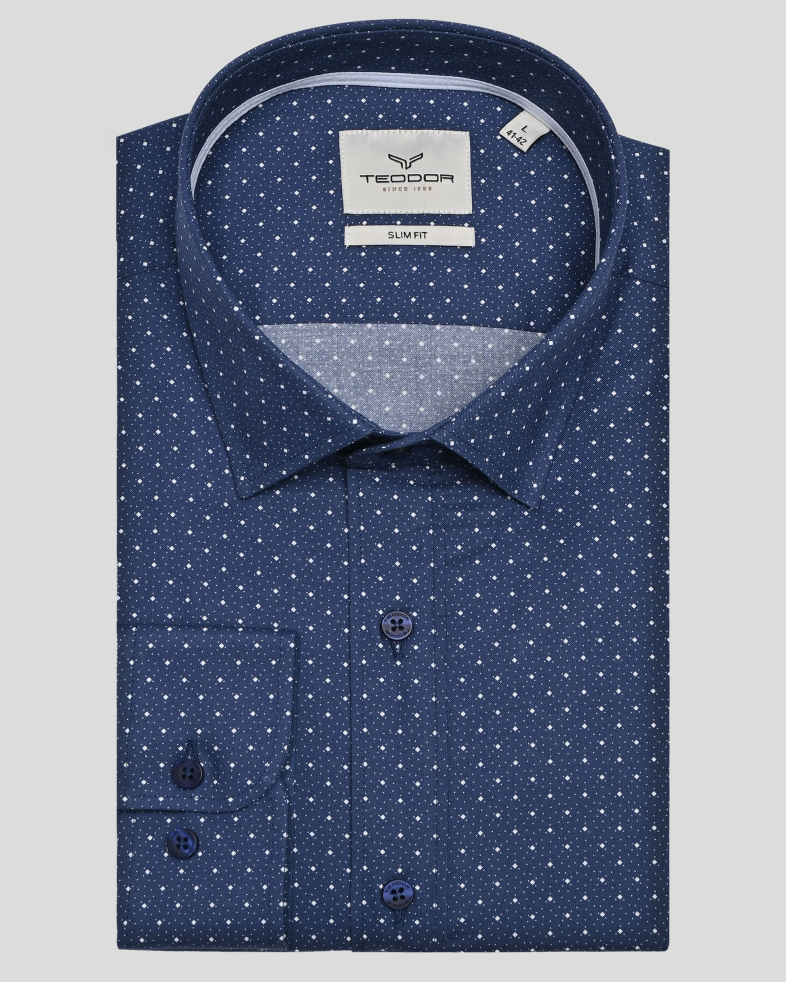 SHIRT SLIM FIT COTTON 250135045077-3 01