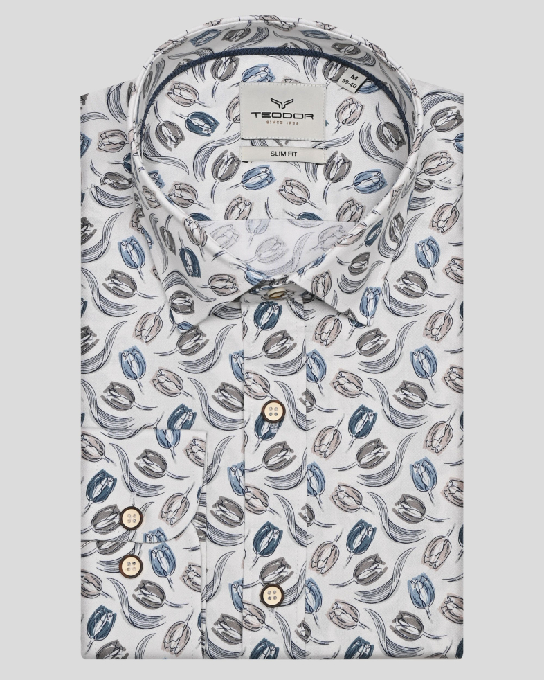 SHIRT SLIM FIT COTTON 250135045077-6 01