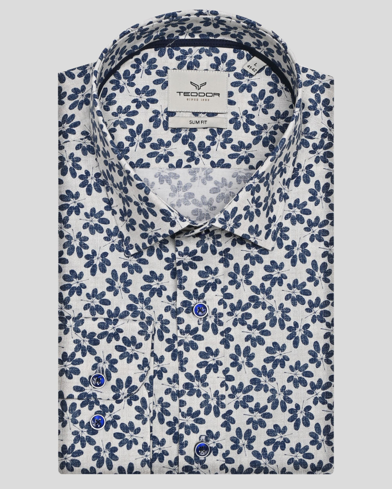 SHIRT SLIM FIT COTTON 250135045077-8 01