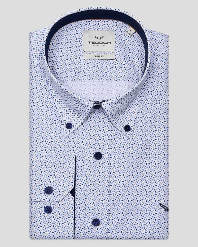 SHIRT SLIM FIT COTTON 250135045076-1 01