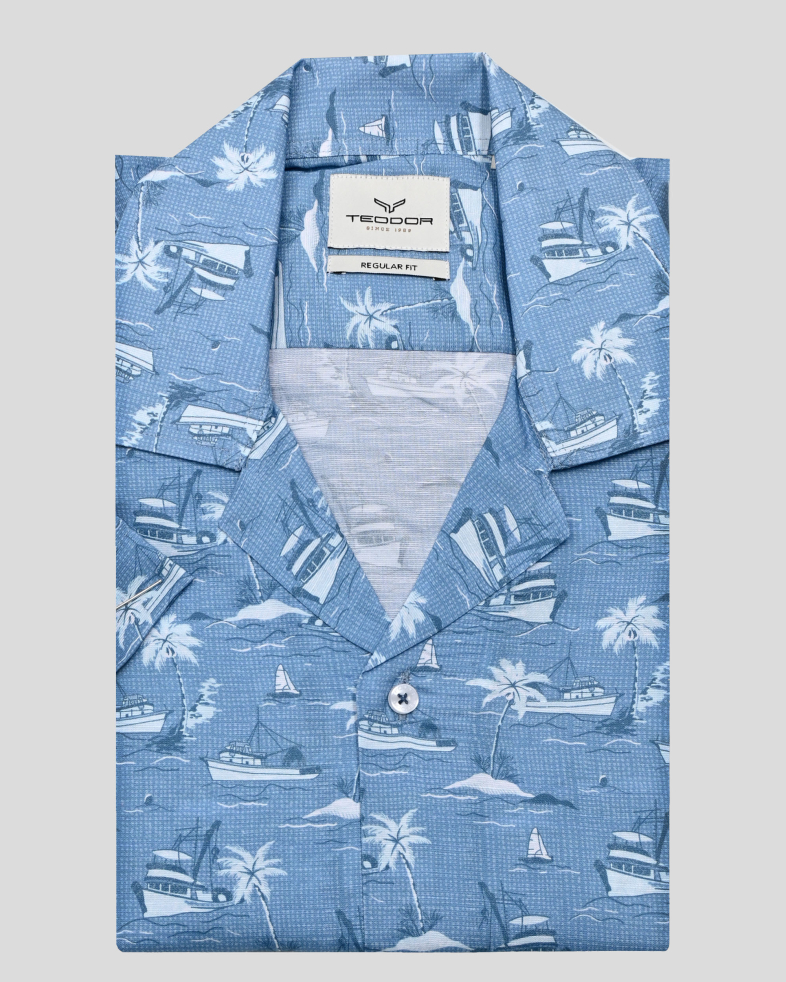 SHIRT REGULAR FIT TENCEL 250135045084-1 01