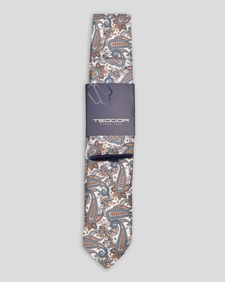 TIE AND POCKET SQUARE TECHNICAL TEXTILE 250150133725-7 01