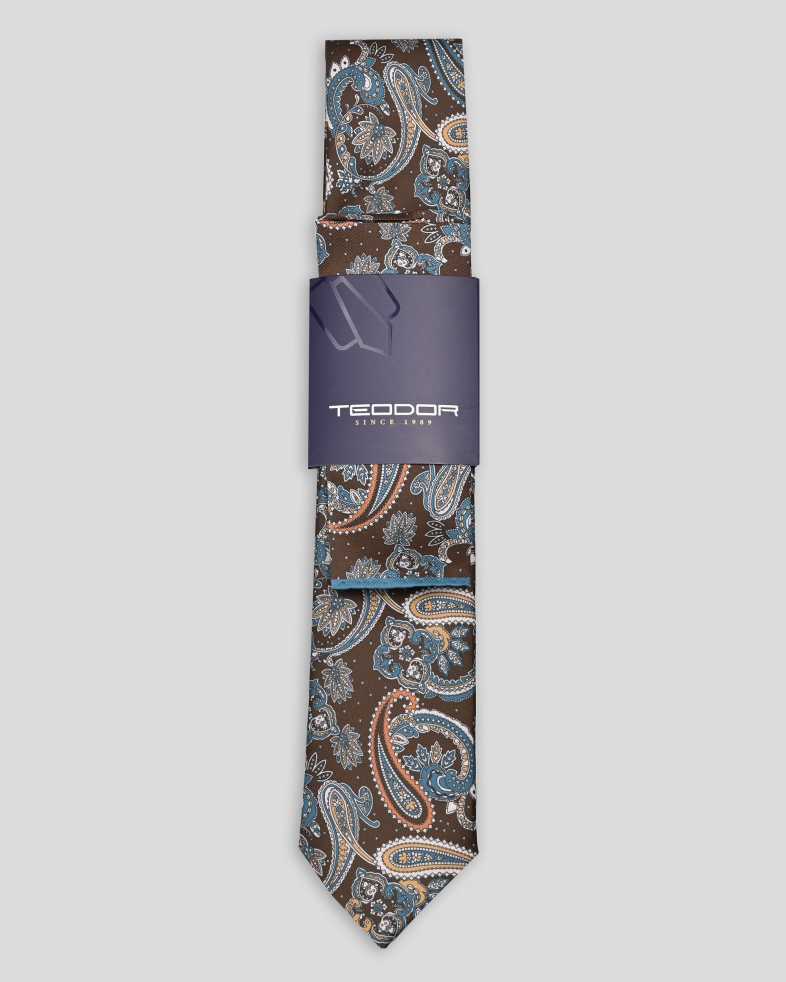 TIE AND POCKET SQUARE TECHNICAL TEXTILE 250150133725-9 01