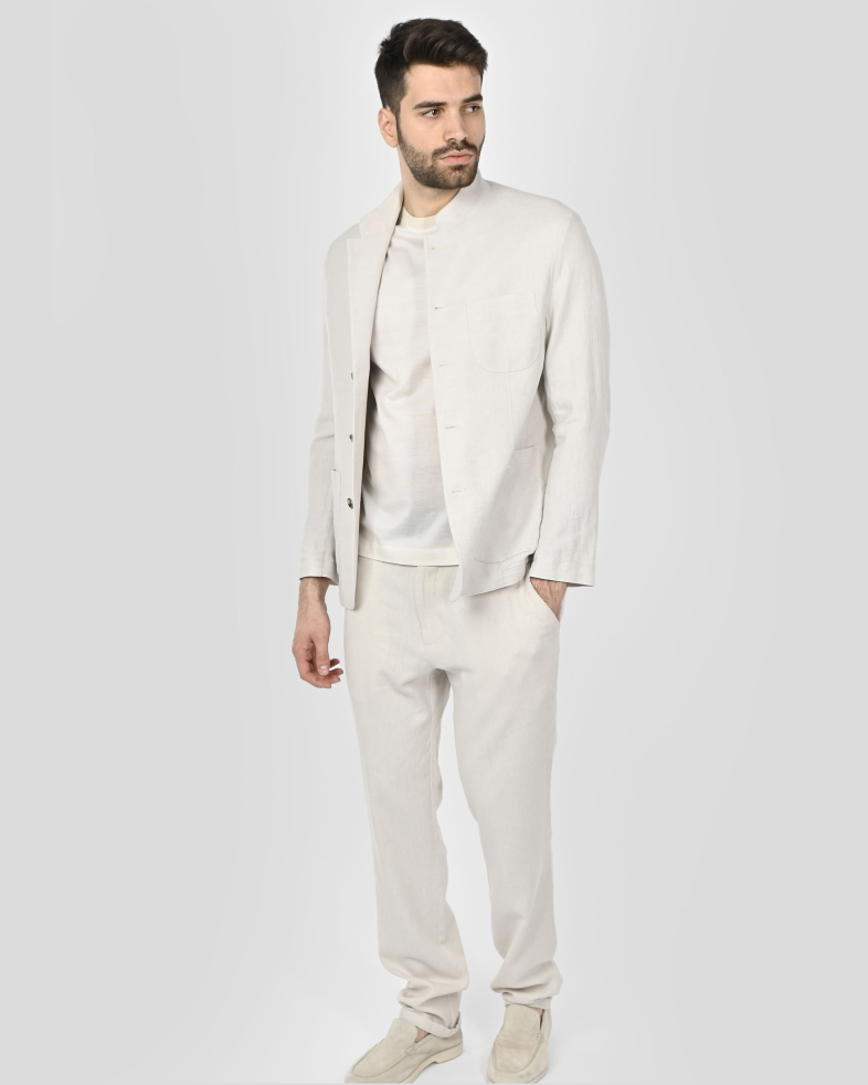 BLAZER REGULAR FIT LINEN 250163022159-1 02