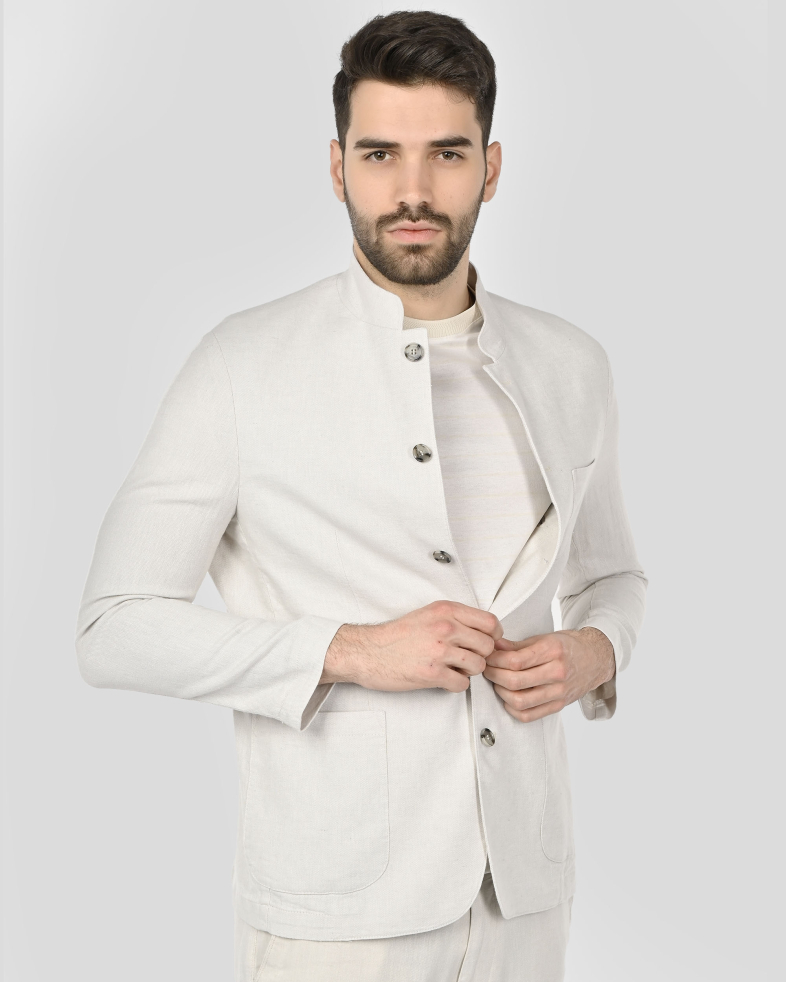 BLAZER REGULAR FIT LINEN 250163022159-1 03