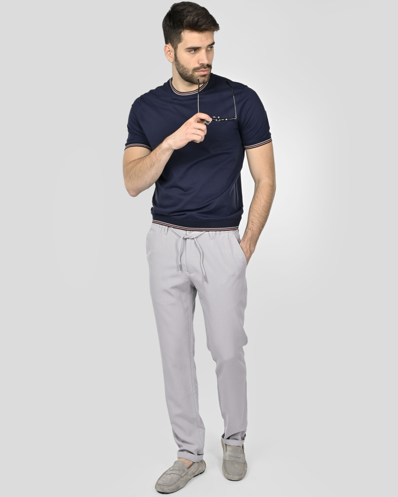 TROUSERS SLIM FIT TENCEL 250113088617-3 02