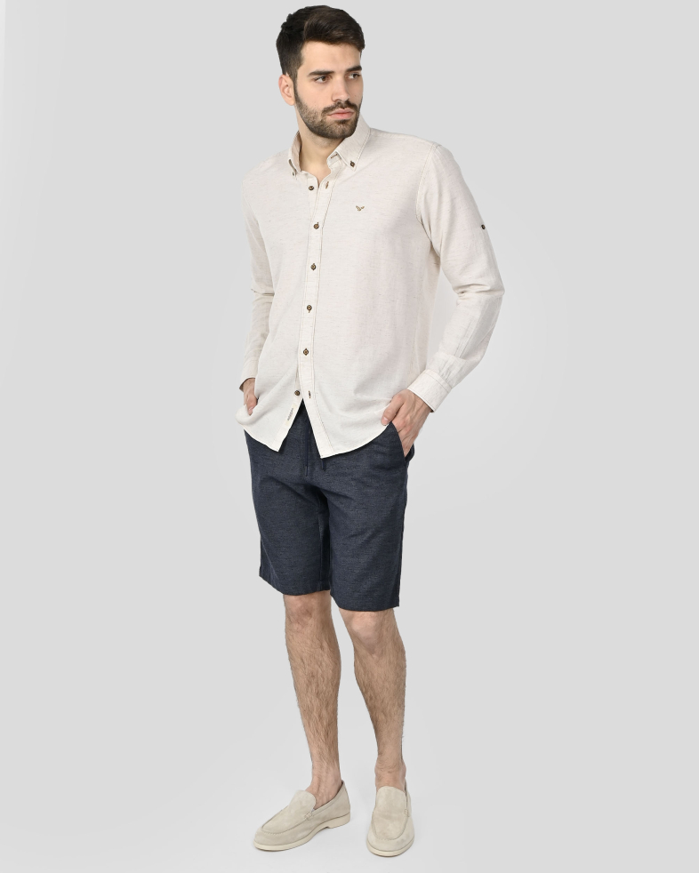 SHORTS LINEN AND COTTON 250113121323-3 02