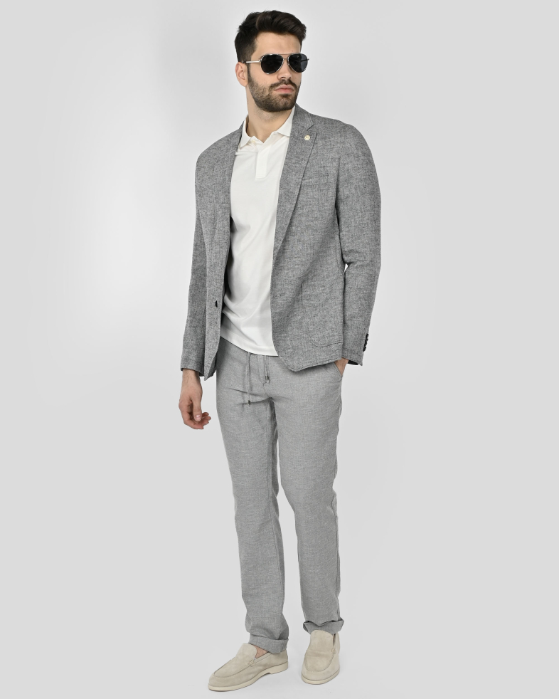 BLAZER SLIM FIT LINEN 250163022160-1 02