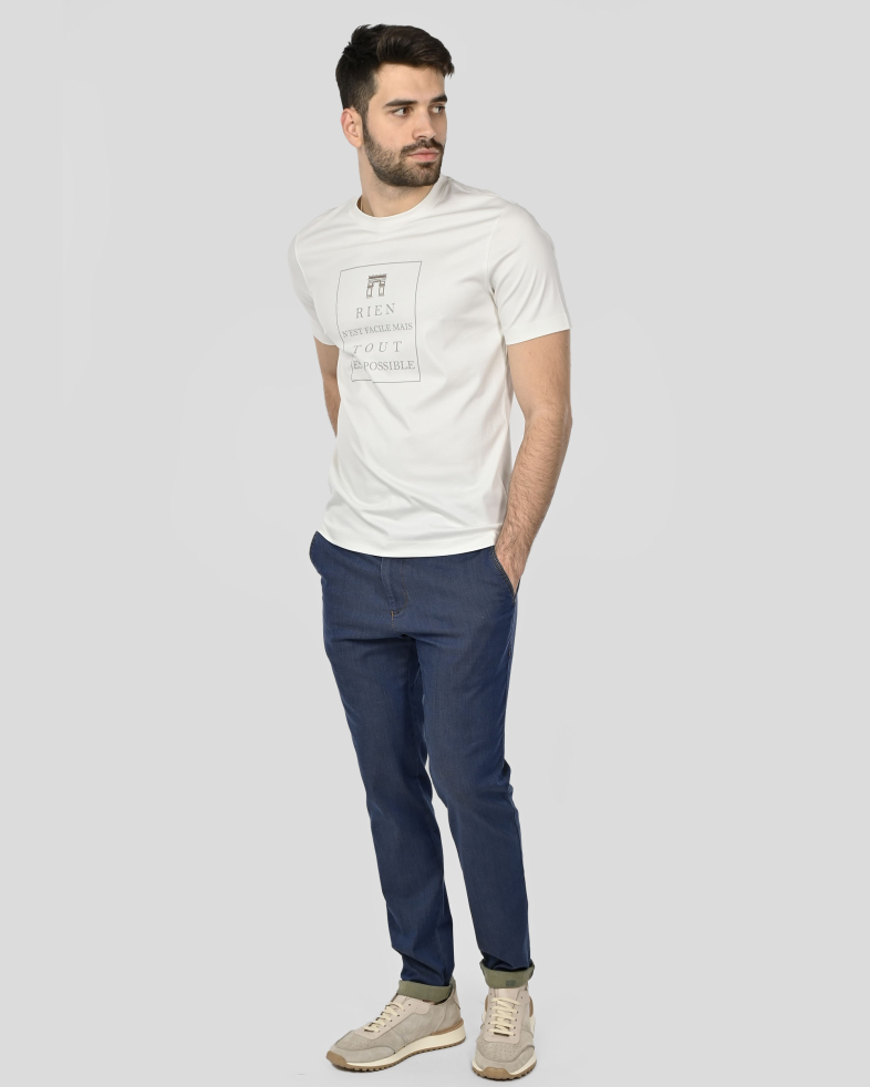 TROUSERS SLIM FIT COTTON 250113088621-2 02