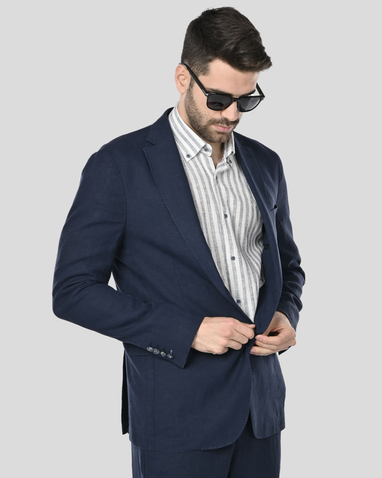 BLAZER REGULAR FIT LINEN 250159022164-1 03
