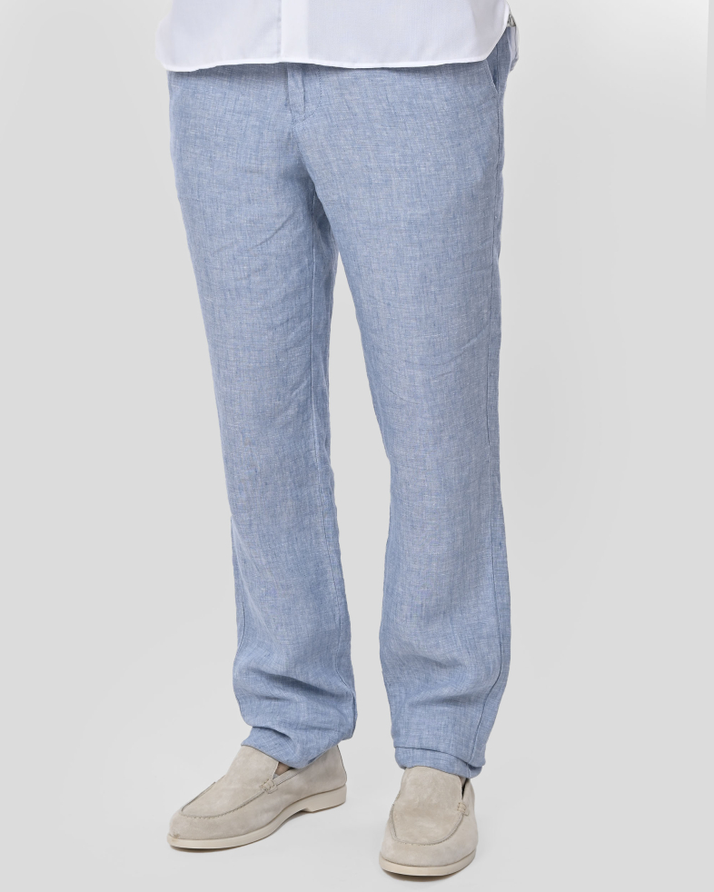 TROUSERS REGULAR FIT LINEN 250113088618-5 03