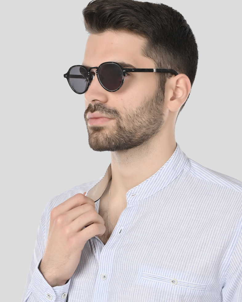 SHIRT SLIM FIT LINEN AND COTTON 250135045105-1 04
