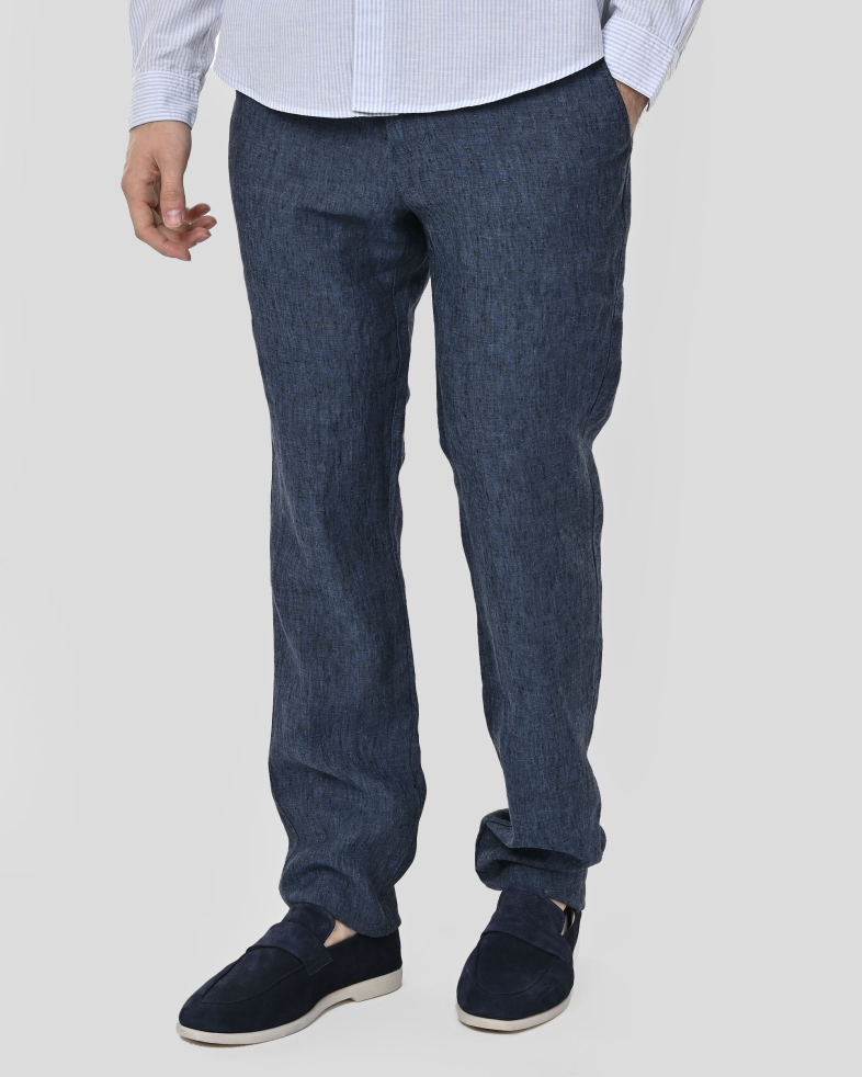 TROUSERS REGULAR FIT LINEN 250113088618-4 03