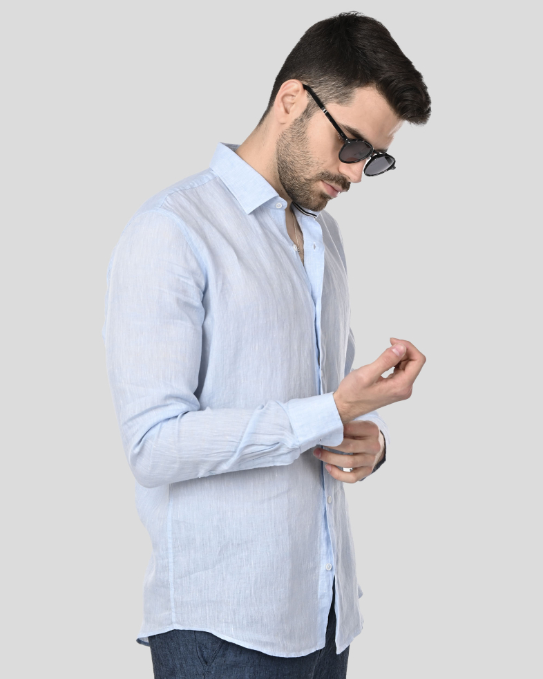 SHIRT REGULAR FIT LINEN 250135045107-2 03