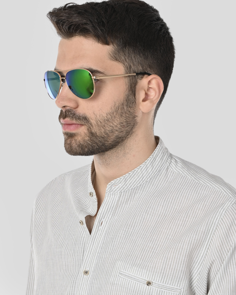 SHIRT SLIM FIT LINEN AND COTTON 250135045105-2 04