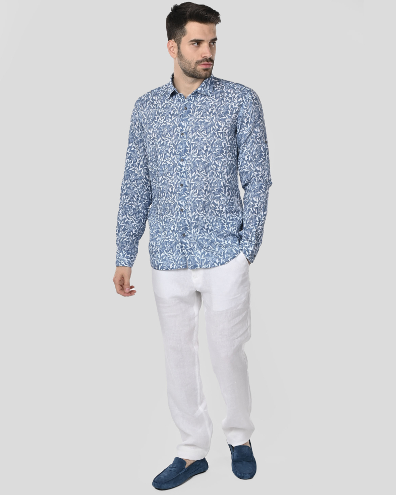 SHIRT REGULAR FIT LINEN 250135045102-1 02