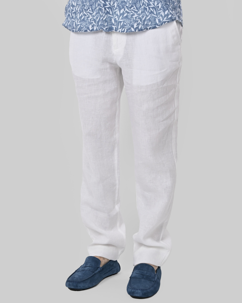 TROUSERS REGULAR FIT LINEN 250113088618-1 03