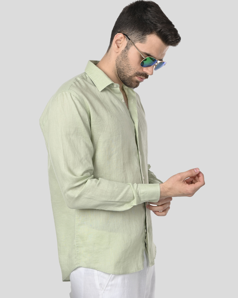 SHIRT REGULAR FIT LINEN 250135045107-4 03