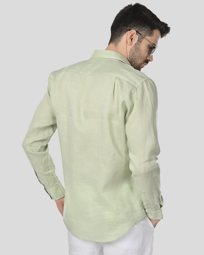 SHIRT REGULAR FIT LINEN 250135045107-4 08