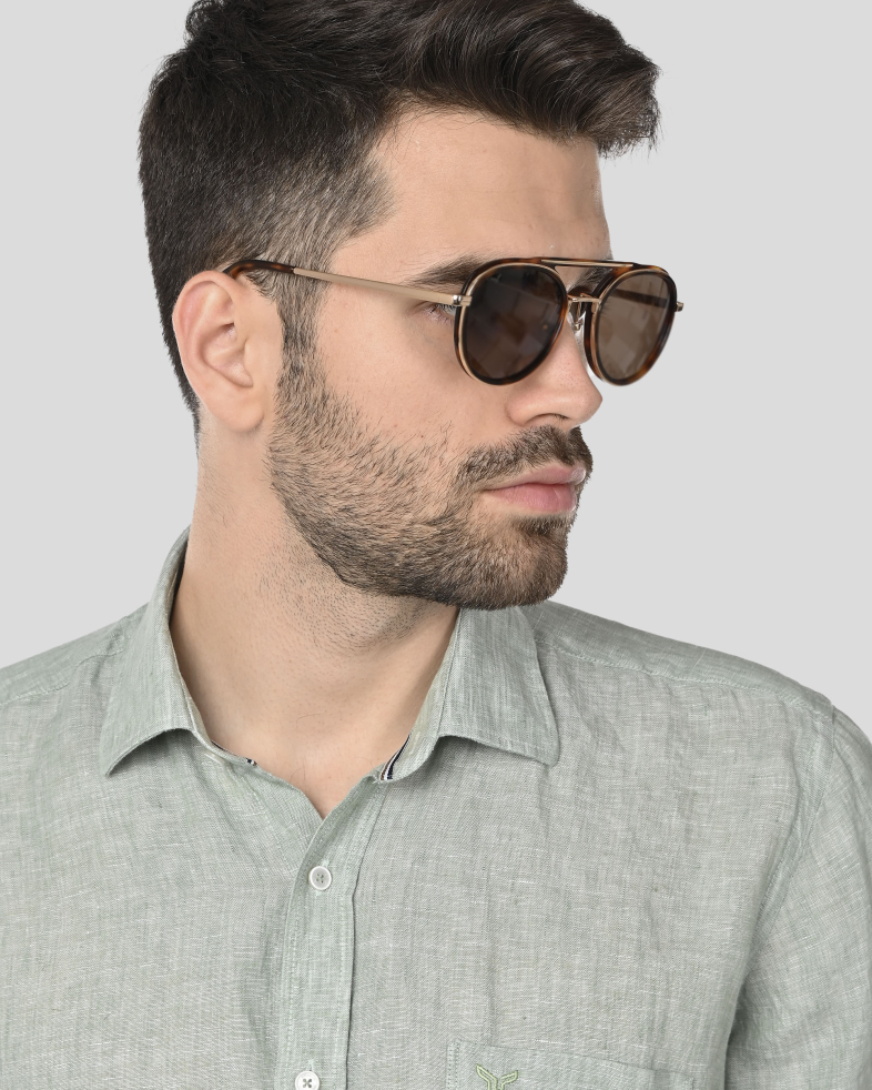 SHIRT REGULAR FIT LINEN 250135045109-4 04
