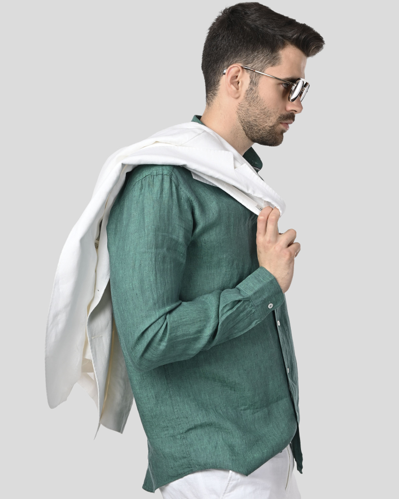 SHIRT REGULAR FIT LINEN 250135045107-7 05