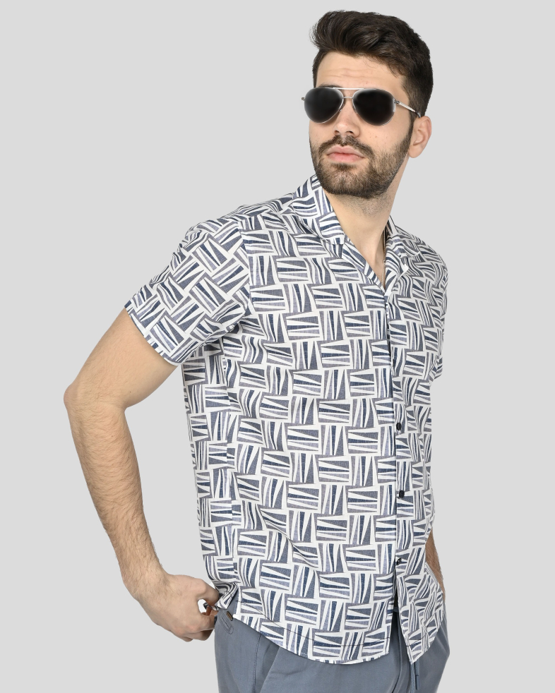SHIRT REGULAR FIT LINEN AND COTTON 250135045083-1 03