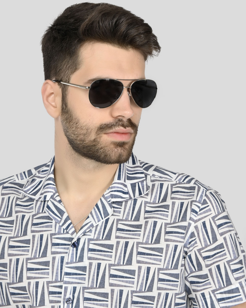 SHIRT REGULAR FIT LINEN AND COTTON 250135045083-1 04