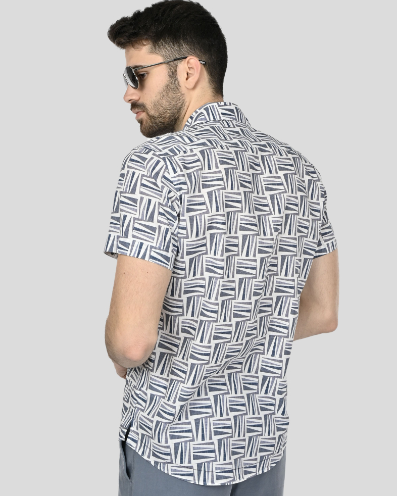 SHIRT REGULAR FIT LINEN AND COTTON 250135045083-1 07