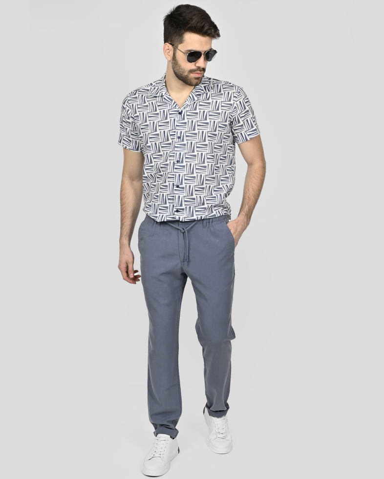 TROUSERS SLIM FIT TENCEL 250113088617-2 02