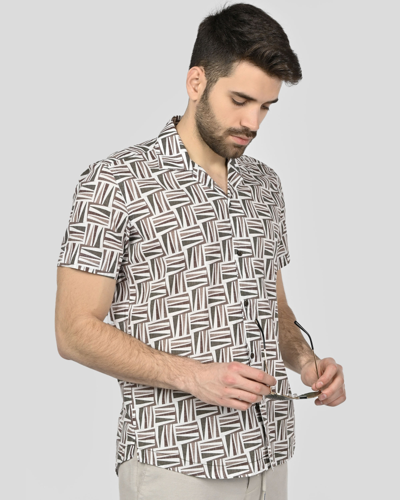 SHIRT REGULAR FIT LINEN AND COTTON 250135045083-2 03
