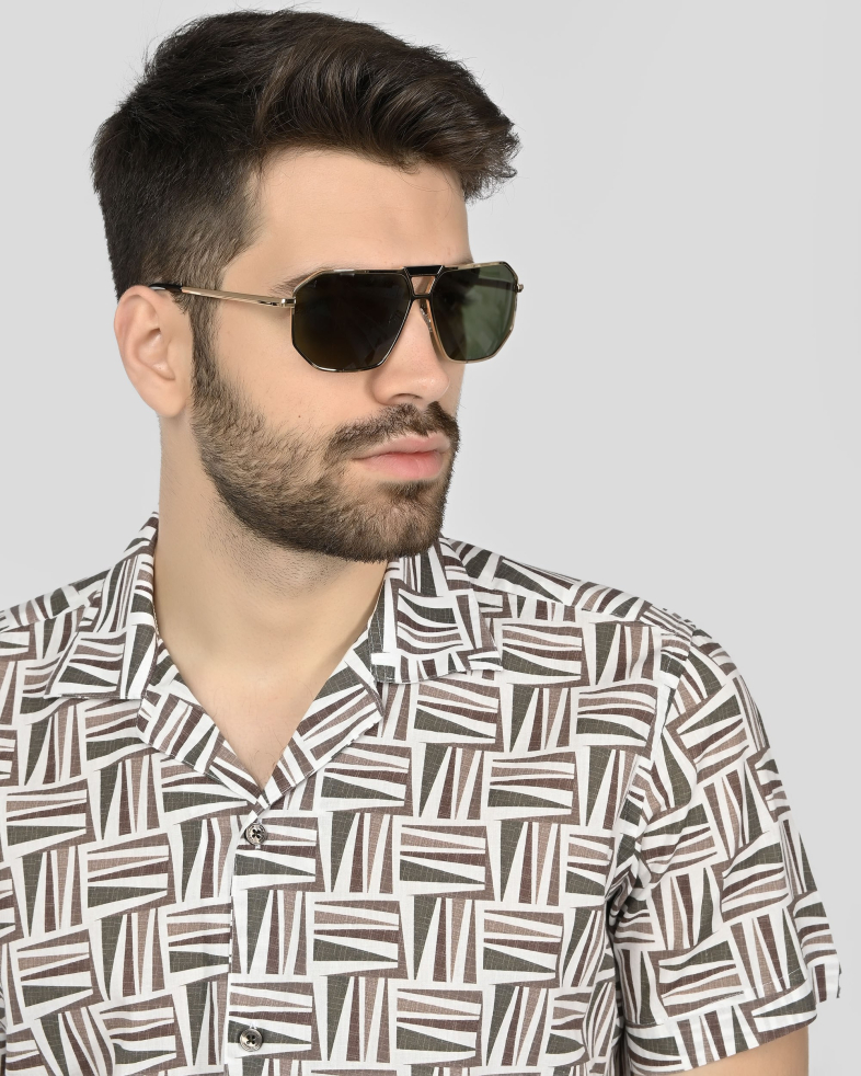 SHIRT REGULAR FIT LINEN AND COTTON 250135045083-2 04