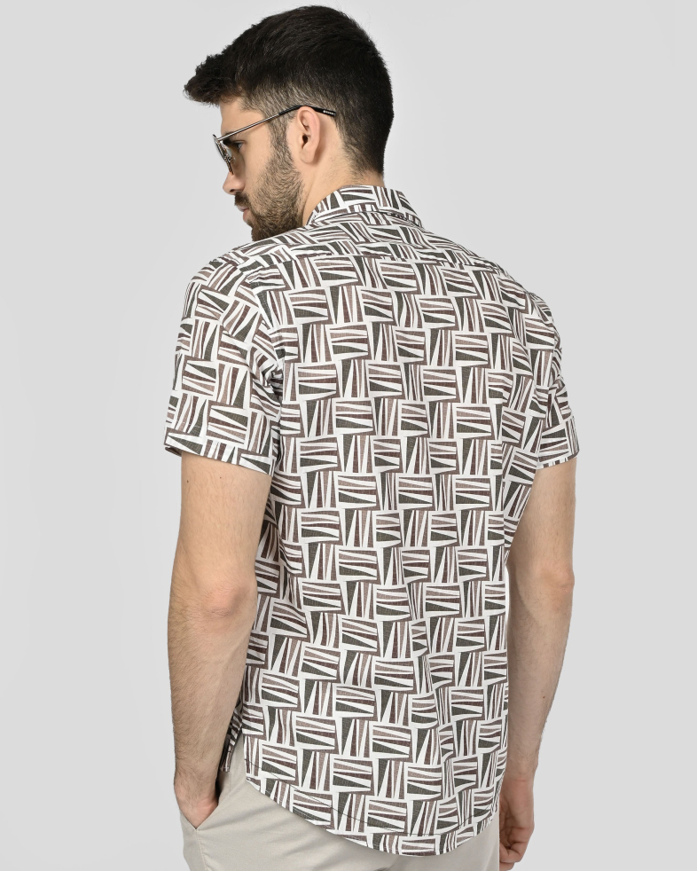SHIRT REGULAR FIT LINEN AND COTTON 250135045083-2 07