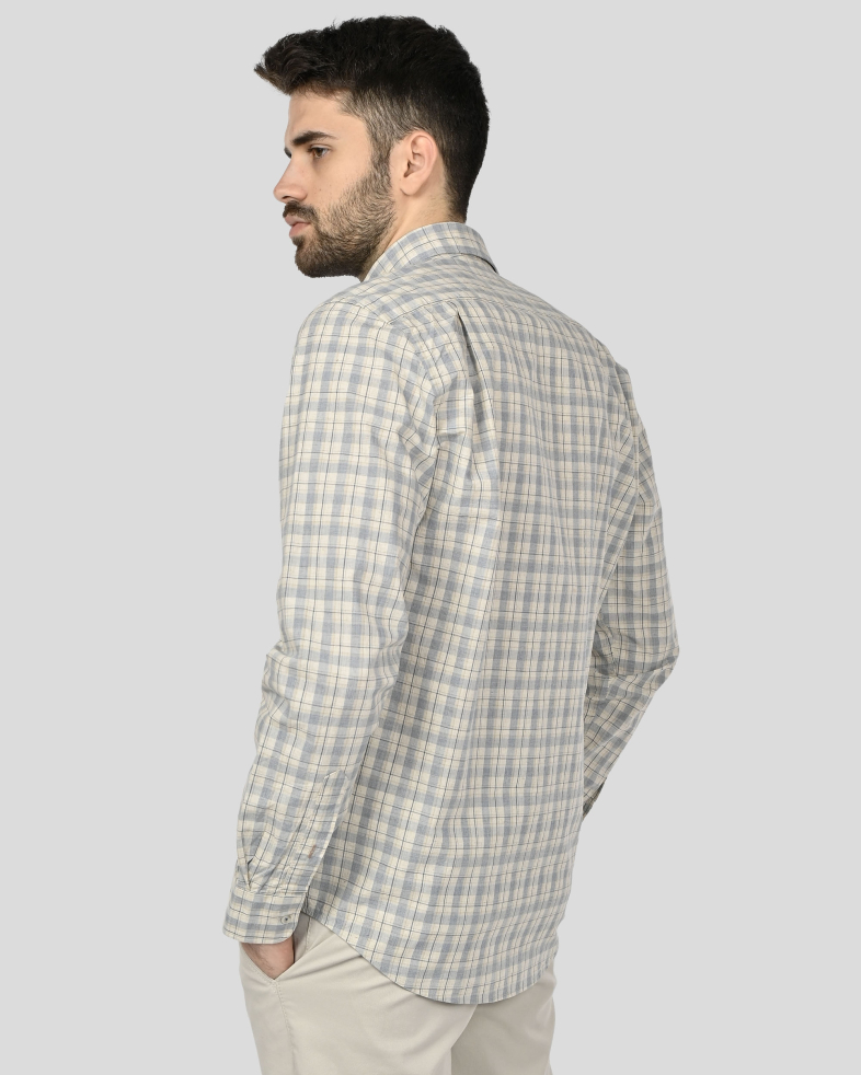 SHIRT REGULAR FIT LINEN AND COTTON 250135045101-1 07