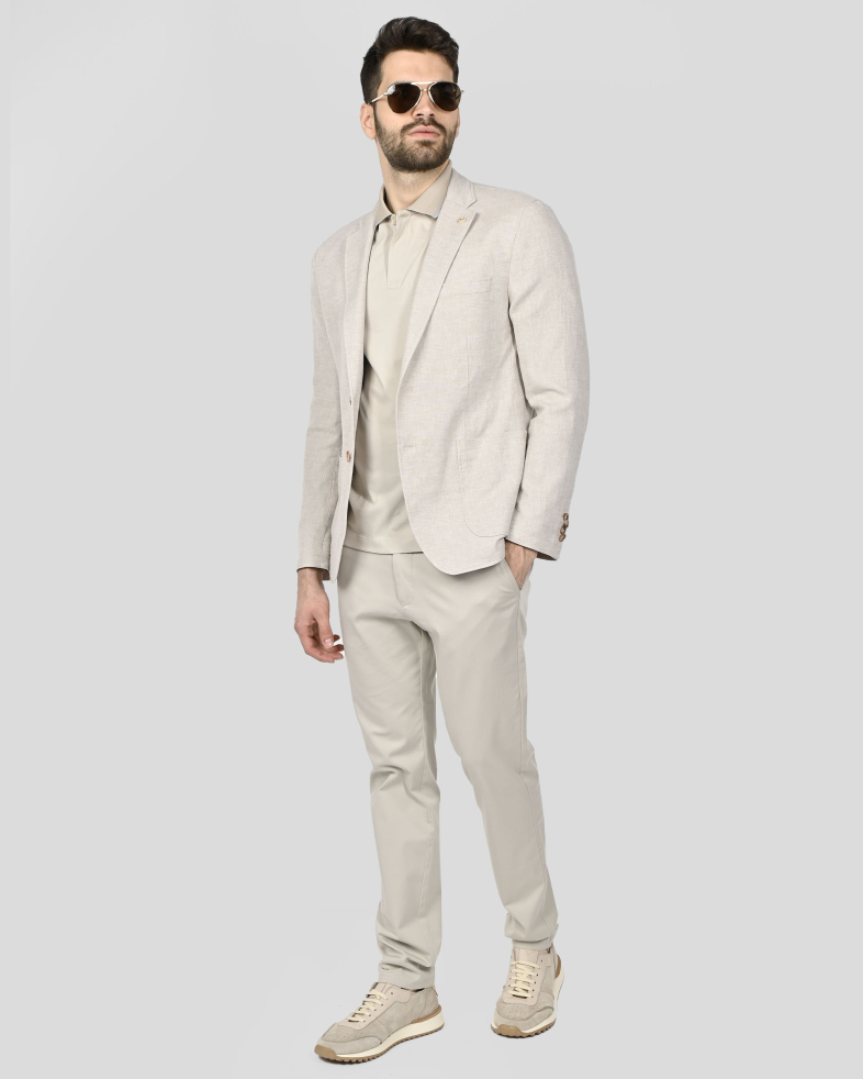 BLAZER SLIM FIT LINEN 250163022160-2 02