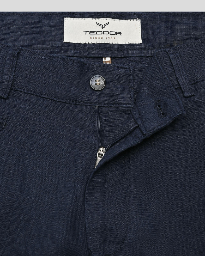 TROUSERS REGULAR FIT LINEN 250113088618-2 02