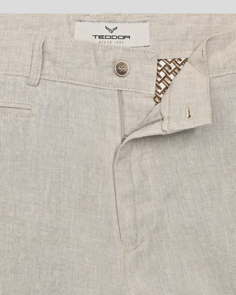 TROUSERS REGULAR FIT LINEN 250113088618-3 04