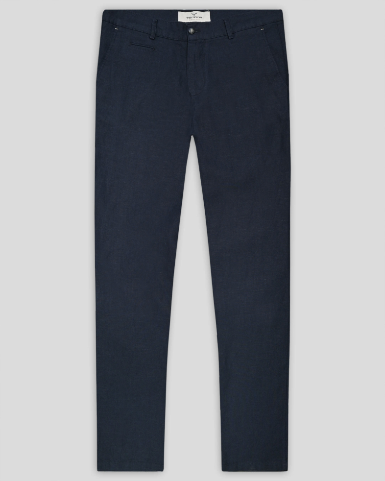 TROUSERS REGULAR FIT LINEN 250113088618-2 01