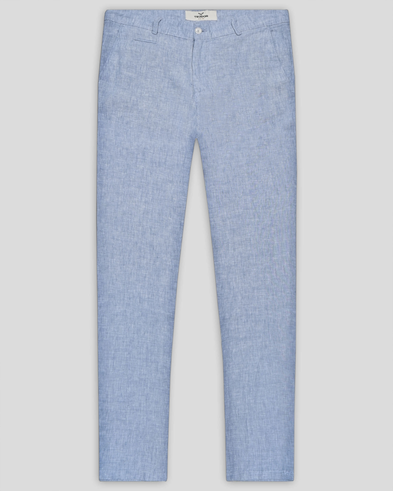 TROUSERS REGULAR FIT LINEN 250113088618-5 01