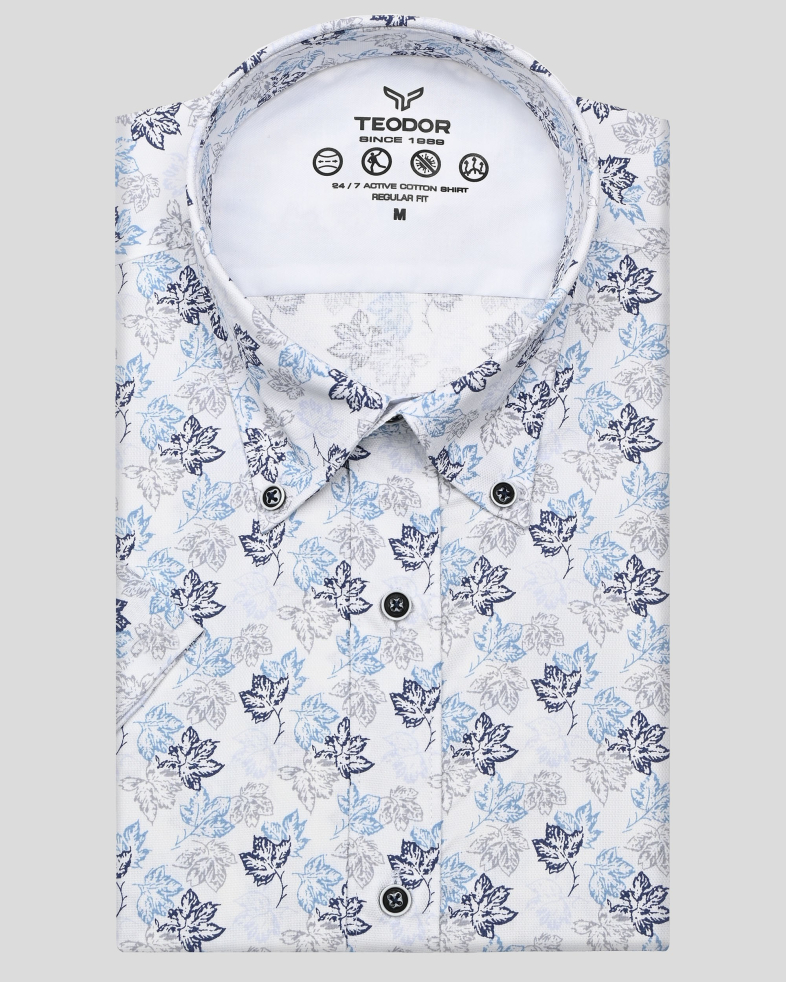 SHIRT REGULAR FIT TECHNICAL TEXTILE 250135045085-1 01