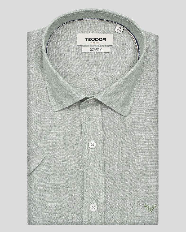 SHIRT REGULAR FIT LINEN 250135045109-4 01