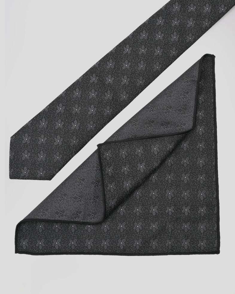 TIE AND POCKET SQUARE TECHNICAL TEXTILE 240150133703-1 02