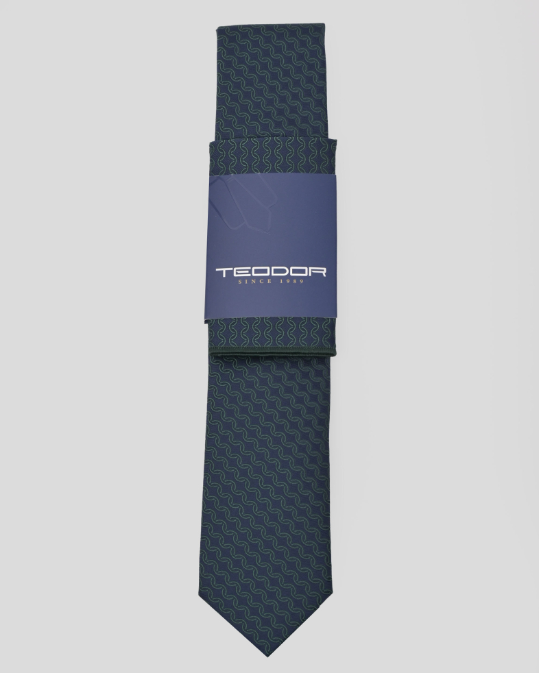 TIE AND POCKET SQUARE TECHNICAL TEXTILE 240150133703-4 01