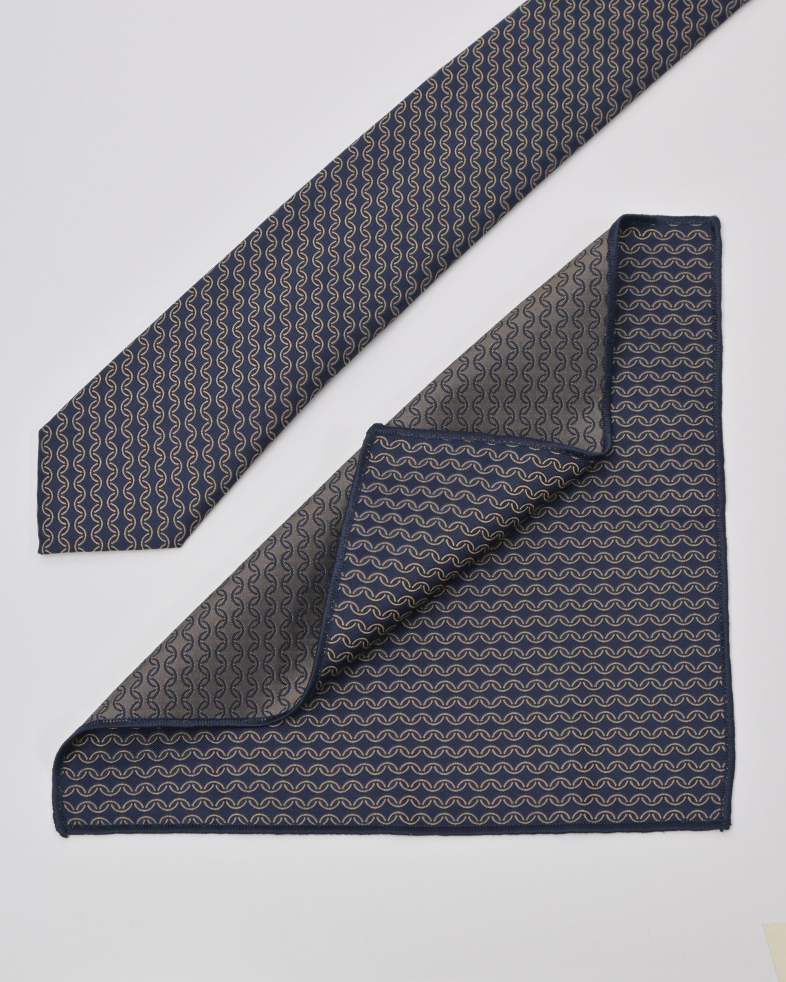 TIE AND POCKET SQUARE TECHNICAL TEXTILE 240150133703-6 02