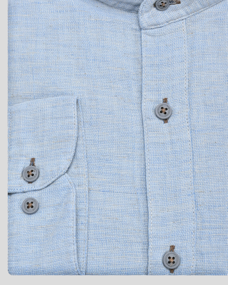 SHIRT SLIM FIT LINEN AND COTTON 240135044965-2 05