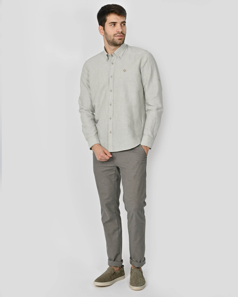 SHIRT REGULAR FIT LINEN 240135044967-2 02